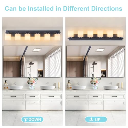 Modern Bathroom Light Fixtures Over Mirror