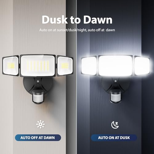 75W LED Flood Light Motion Sensor Outdoor