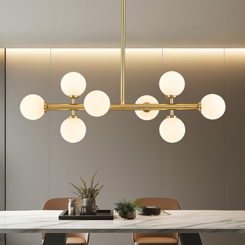 Modern Linear Chandeliers for Dining Room