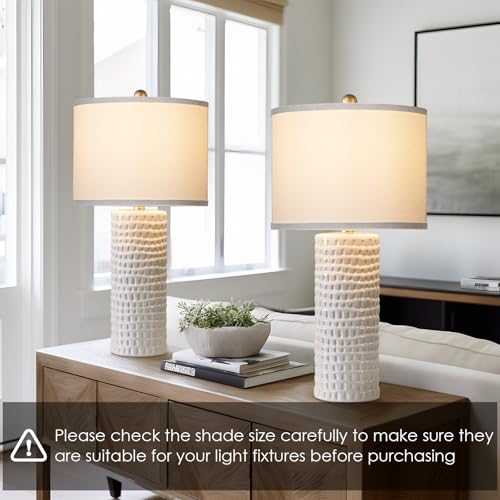 Drum Lamp Shades Set of 2 (2 Count)