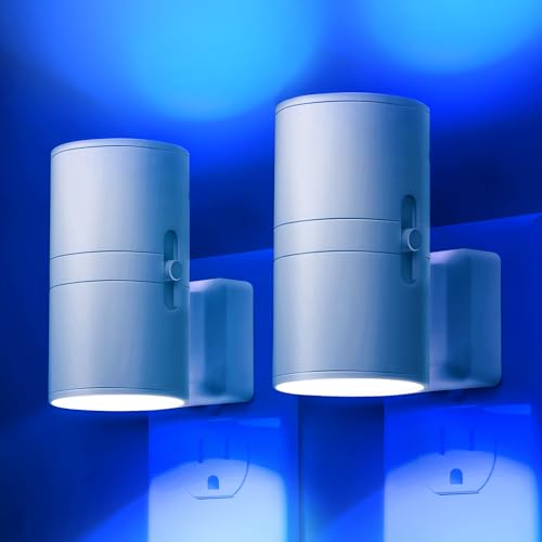 Night Light Calm Blue Night Lights Plug into Wall (2 Count)