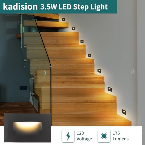120V Dimmable LED Step Lights (4 Count)