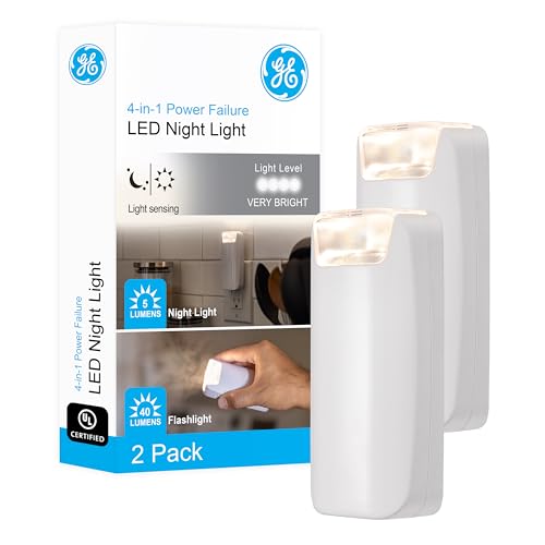 Plug in Power Failure Night Light with Dusk to Dawn Sensor (2 Count)