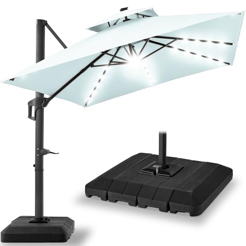 10x10ft Cantilever Patio Umbrella w