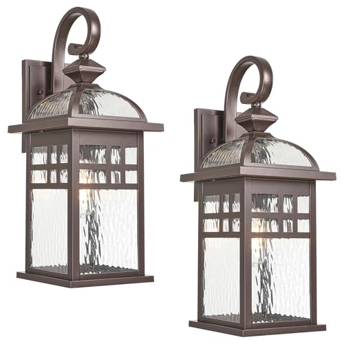 2 Pack Outdoor Wall Light Exterior Lighting Fixtures Waterproof