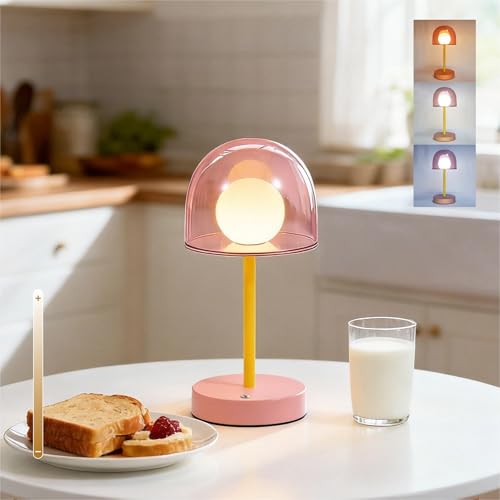 Pink Rechargeable Lamp