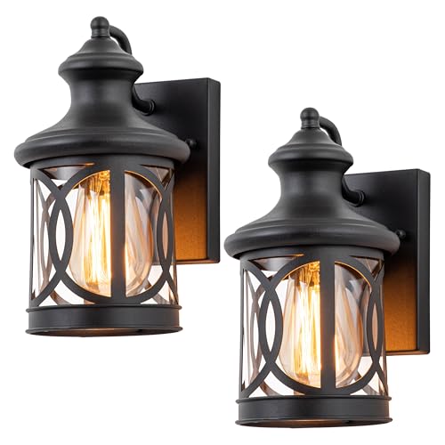 2 Pack Outdoor Wall Lights (2 Count)