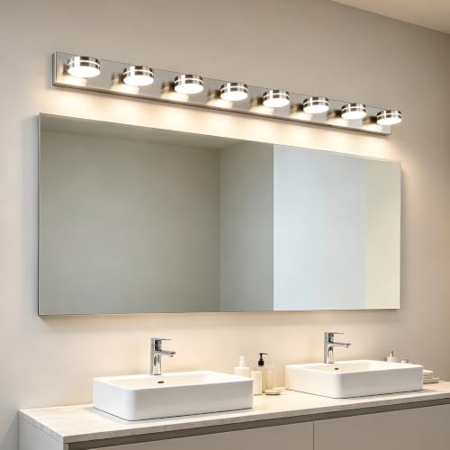 Modern Bathroom Light Fixtures Over Mirror 7 Light Vanity Light