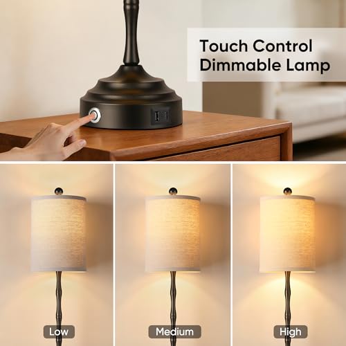 Tall Skinny Beside Lamps Set of 2 (2 Count)