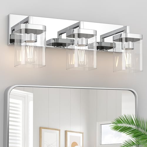 Chrome Bathroom Vanity Light
