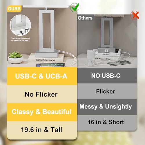 22" Tall Bedroom Lamps for Living Room