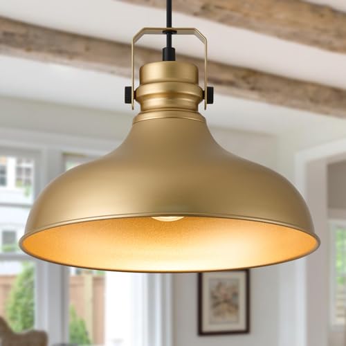 Gold Modern Pendant Lights Kitchen Island Fixtures (3 Count)