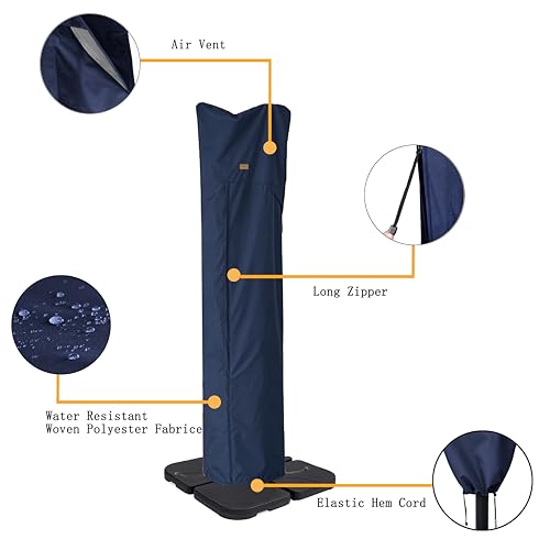 Patio Umbrella Cover for 9ft to 13ft Offset Umbrella