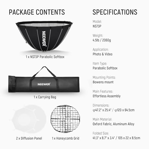 Parabolic Softbox Kit