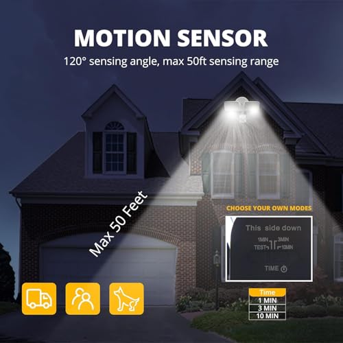 19W LED Security Lights Motion Sensor Light Outdoor