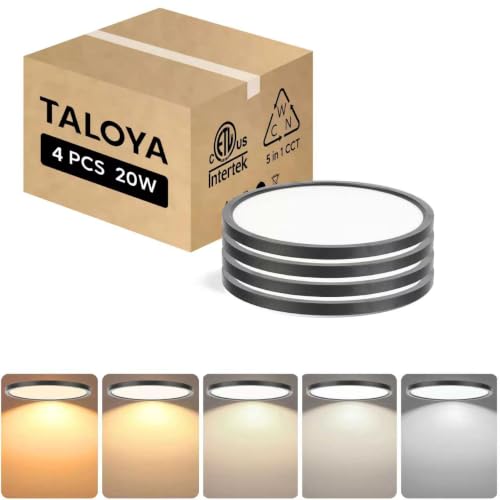 4 Pack 10 Inch Flush Mount LED Ceiling Light Fixture (4 Count)