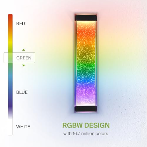 LED 24" Bubble Glass Wall Light Fixture (2 Count)