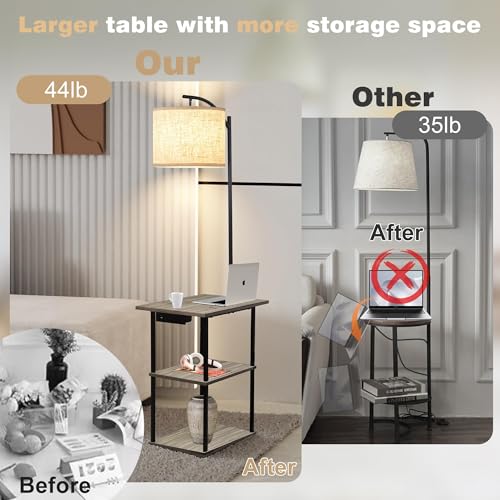 Floor Lamp with Table