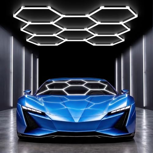 Hexagon Garage Ceiling Light (8-Girds)
