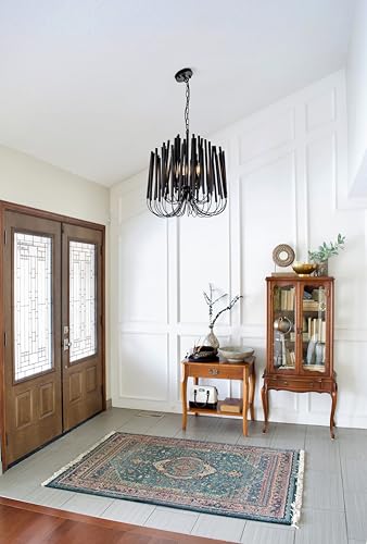 Modern Farmhouse Chandelier for Dining Room 18"