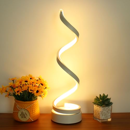 Modern Spiral Table Lamp