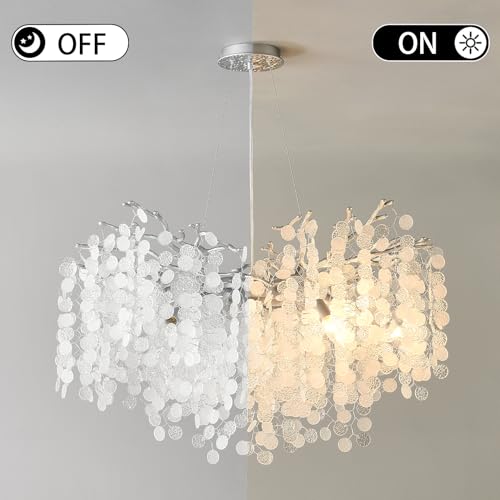32 Inch Modern Tree Branch Light Fixture Large Bedroom Chandeliers
