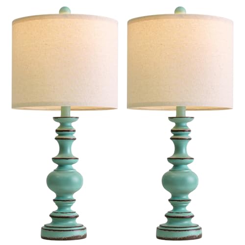 24" Farmhouse Table Lamps Set of 2