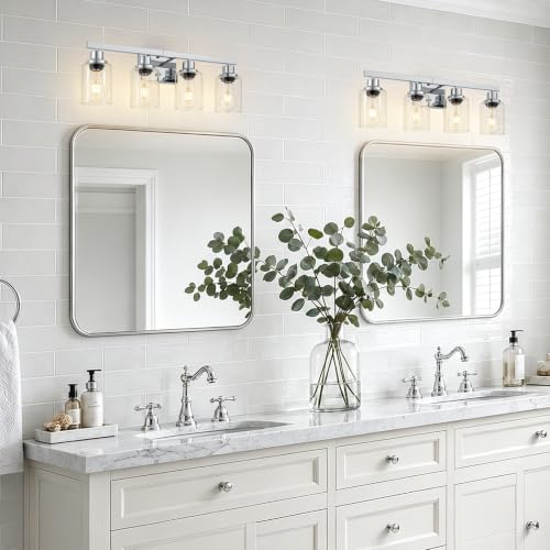 4 Light Chrome Vanity Lights