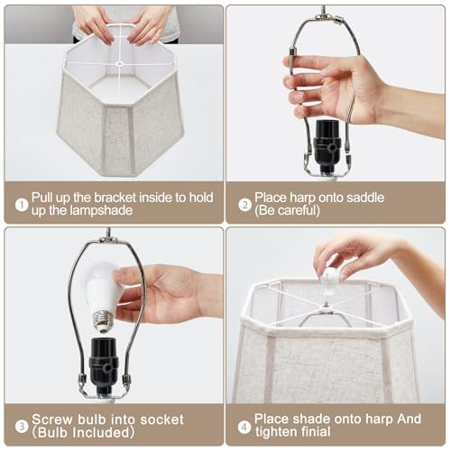 2 Pack Rectangular Lampshades (2 Count)