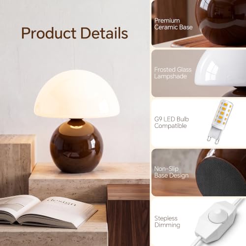 Mushroom Lamp Table Lamp for Bedroom