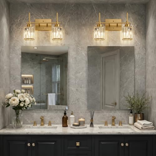 Modern Crystal Bathroom Vanity Light 2