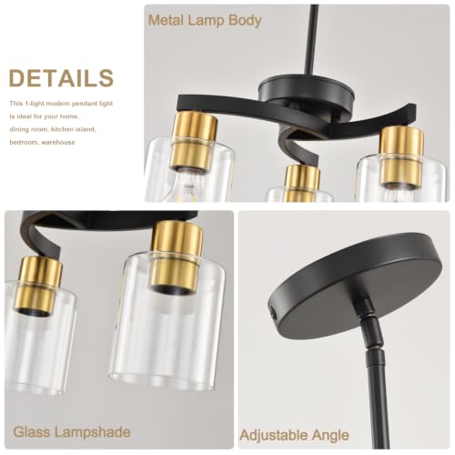 Black Brass Dining Room Chandelier