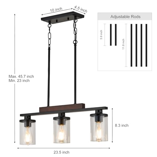 Wood Island Light for Kitchen