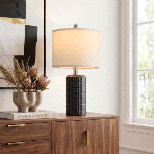 21'' Black Table Lamp with Gift Box