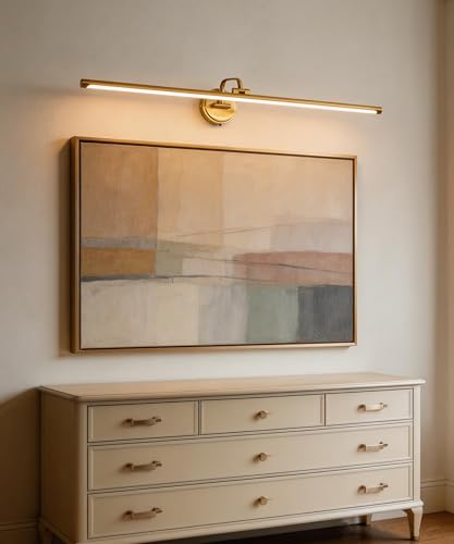 Hardwired Picture Light for Wall (Gold / 39 inches)