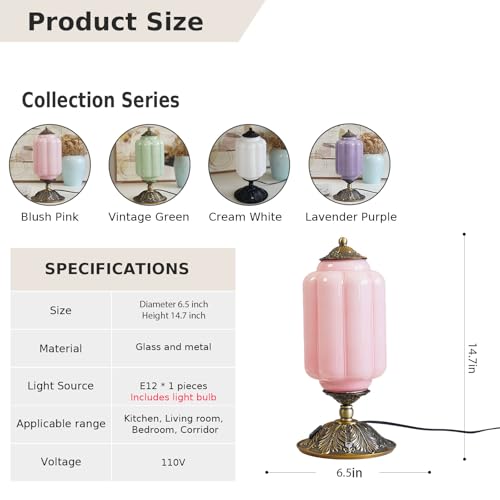 Vintage Touch Bedside Table Lamp