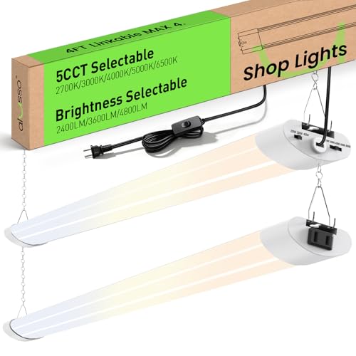 LED Shop Lights 4FT for Garage (2 Count)