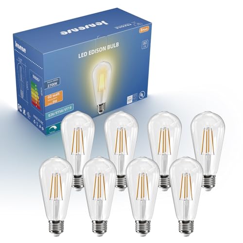 Edison Bulbs E26 LED Bulb 60 Watt Equivalent