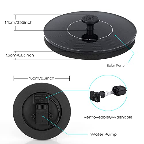 Solar Bird Bath Fountains
