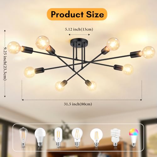 Modern Sputnik Chandelier 8