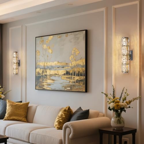 Black Crystal Wall Sconce