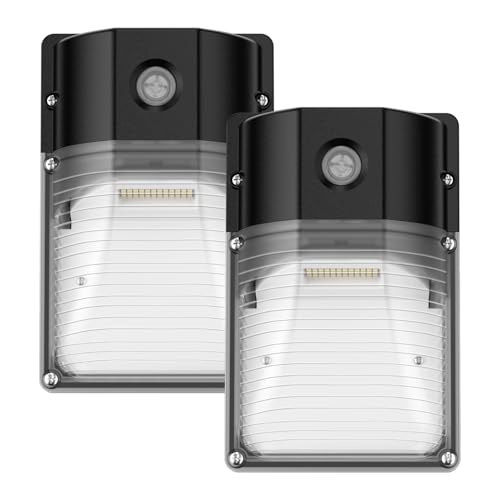 30W LED Wall Pack Light with Dusk to Dawn Sensor (2 Count)