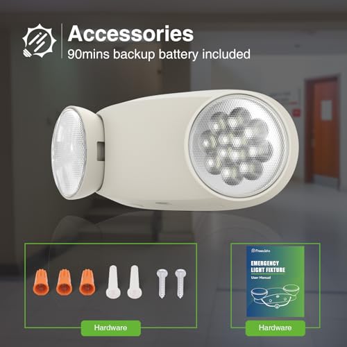 12 Pack Emergency Lights for Business (12 Count)
