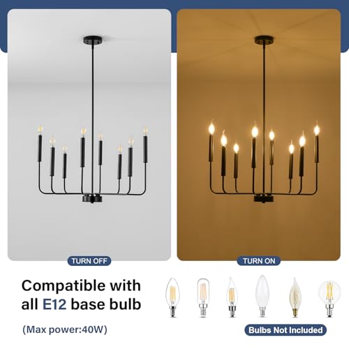 Modern Black Farmhouse Chandeliers