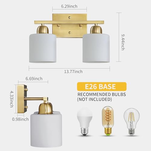 2 Light Bathroom Vanity