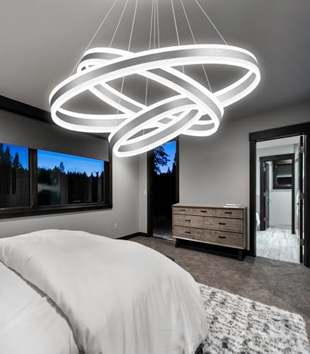 3 Ring D31.5 Modern LED Chandelier