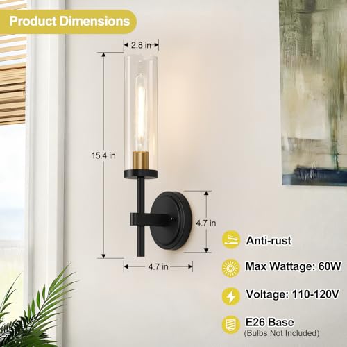 Hardwired Wall Sconces Set of Two
