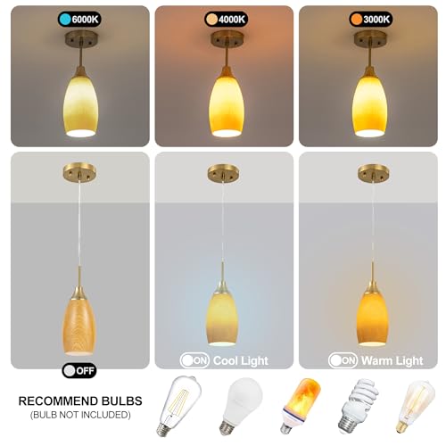 Mini Glass Pendant Light