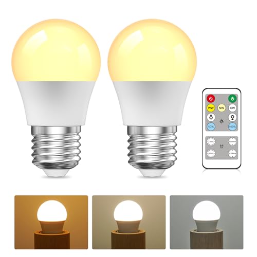 E26 LED Light Bulb with Remote Control (2 Count)