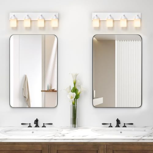 Bathroom Light Fixture White